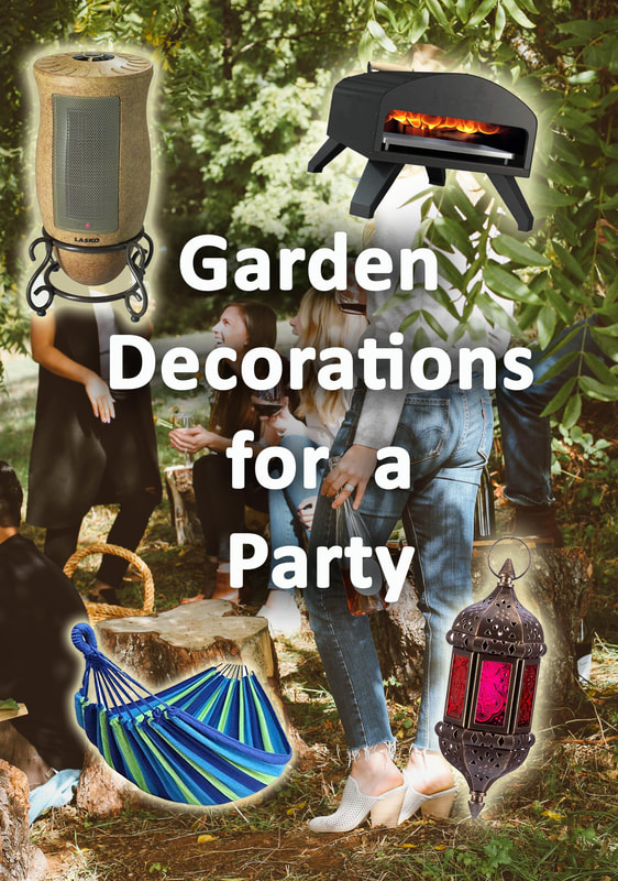 Garden decorations for a party